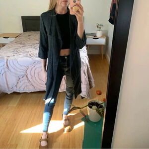 Lars Andersson 100% Silk Cardigan Lagenlook